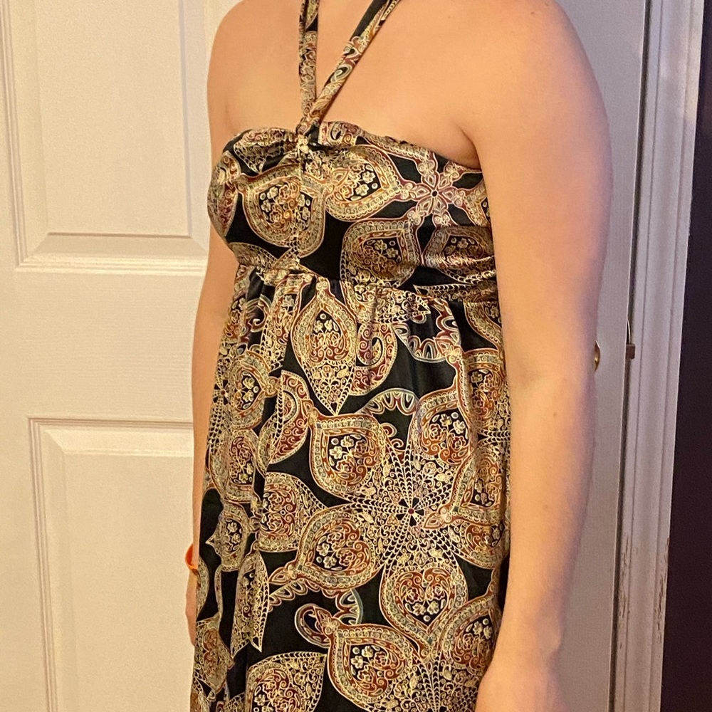 The Limited halter mini dress